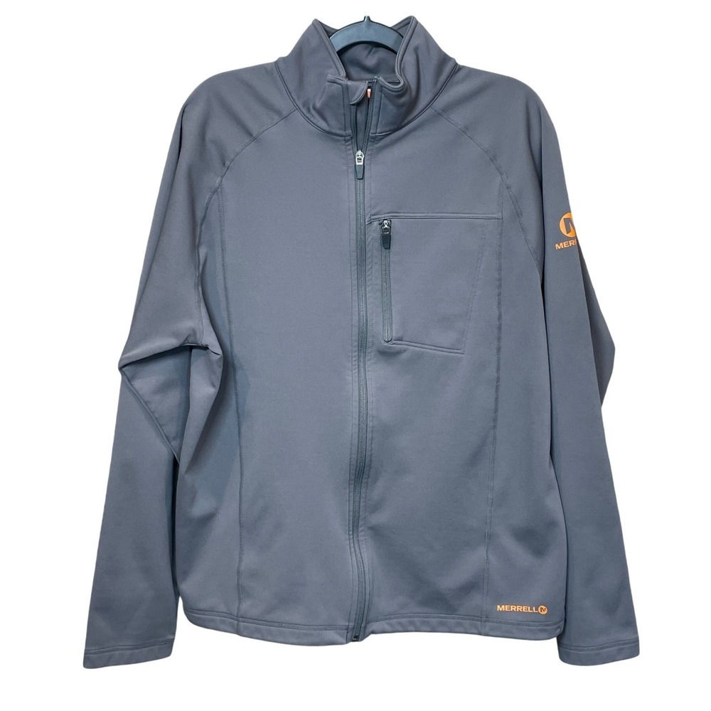 Merrell Gray Full Zip Fleece Jacket Select Regulate Mens Large